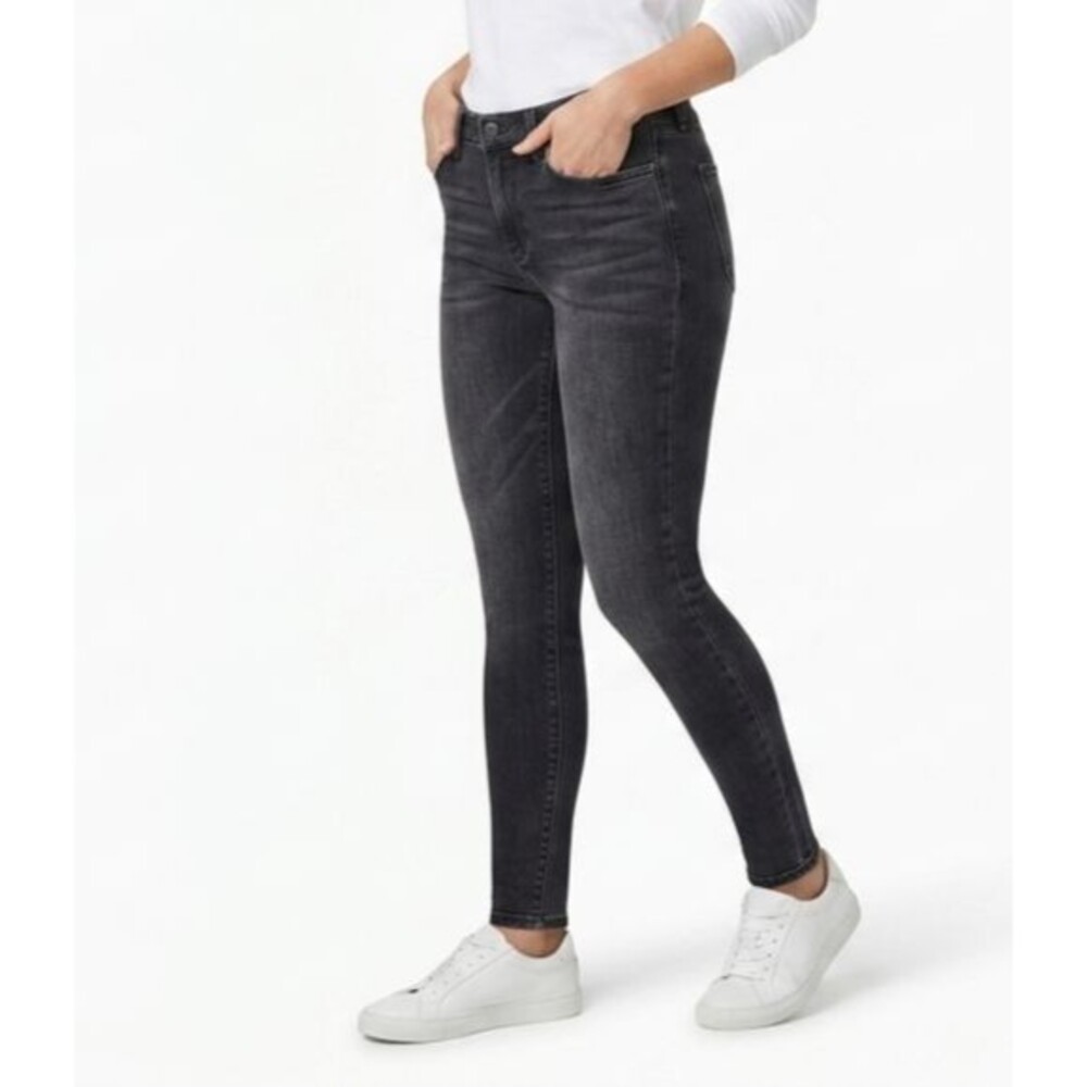 Joe's Jeans The Ava Curvy Skinny Gray Black Denim Jeans Women's Size 27 27x32